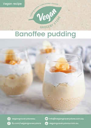 Banoffee pudding
