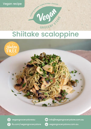 Shiitake scaloppine