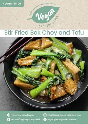 Stir Fried Bok Choy and Tofu