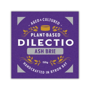 Dilectio Vegan Ash Brie Cheese 150g (cold)