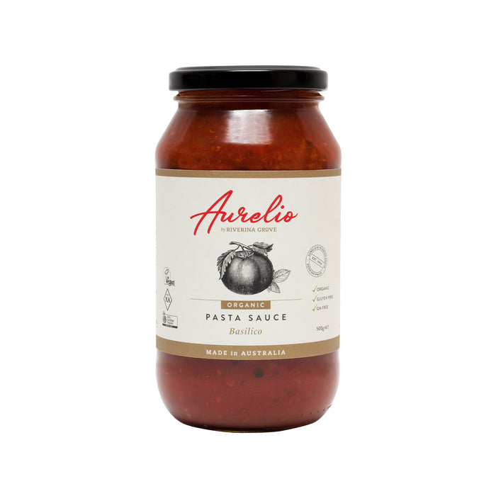 Aurelio Pasta Sauce - Basillico Organic 500g