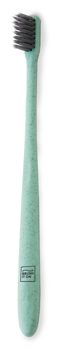 Brush It On Toothbrush - Wheat Straw - Adult - Green