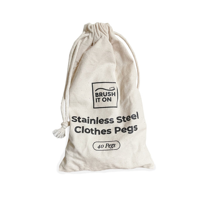 Brush It On Pegs - Stainless Steel 40pk