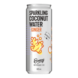 Bonsoy Sparkling Coconut Water - Ginger 320ml