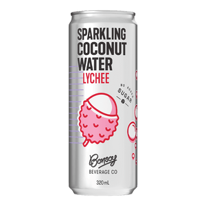 Bonsoy Sparkling Coconut Water - Lychee 320ml
