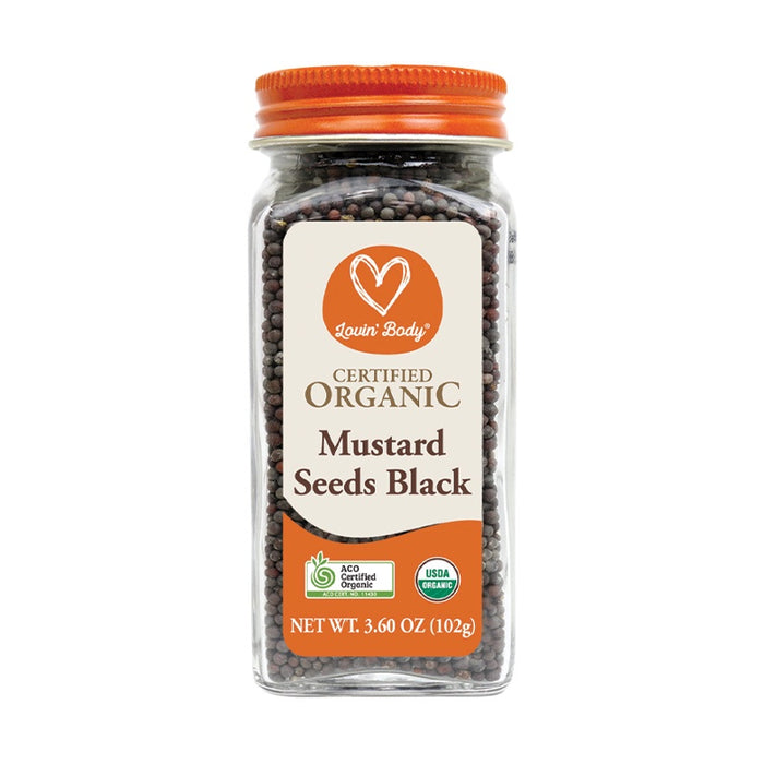 Lovin Body Herbs & Spices - Mustard Seeds Black 102g