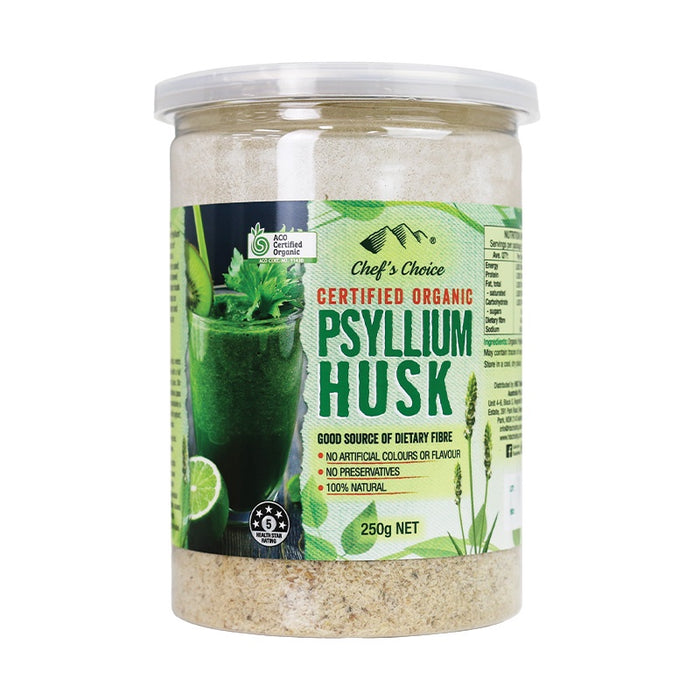 Chefs Choice Organic Psyllium Husk 250g