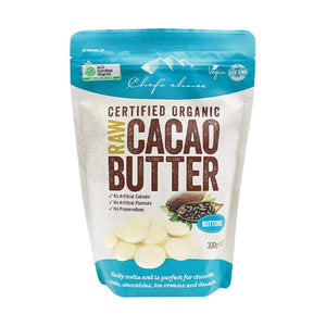 Chefs Choice Organic Raw Cacao - Butter 300g