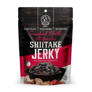 DJ&A Shiitake Mushroom Jerky Smoked Chilli & Garlic 60g