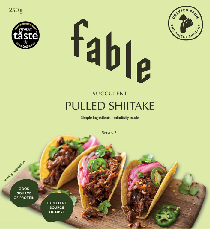 Fable Food Co Pulled Shiitake Mushroom Meat 250g