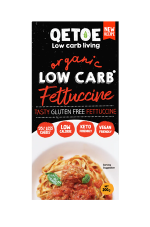 Qetoe GF Organic Low Carb Fettucine 200g