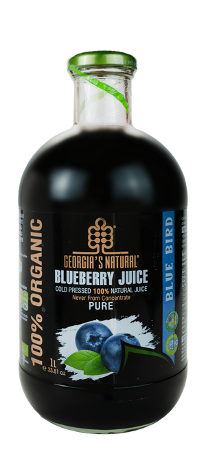Georgia's Natural Organic 100% Blueberry Juice 1L