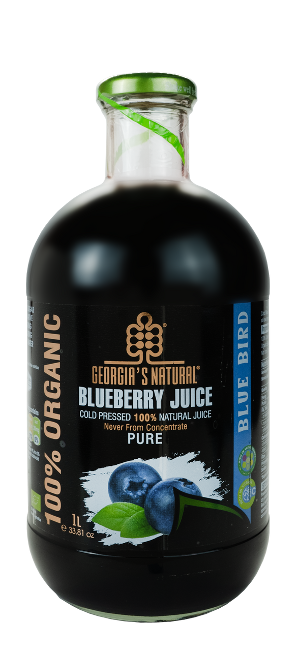 Georgia's Natural Organic 100% Blueberry Juice 1L