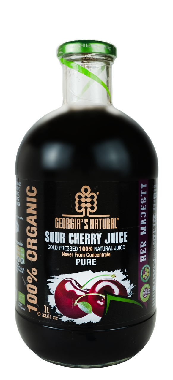 Georgia's Natural Organic 100% Sour Cherry Juice 1L