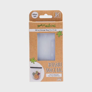 Little Mashies Food Fresh Silicone Reusable Snack Bag 500ml
