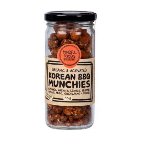 Mindful Foods Korean BBQ Munchies Organic & Activated 90g