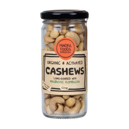 Mindful Foods Cashews Organic & Activated 120g