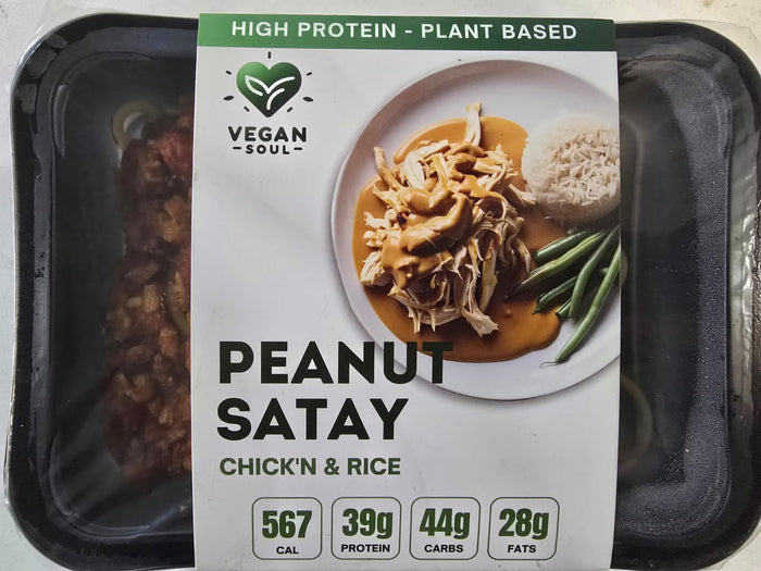 Vegan Soul Peanut Satay Chickn & Rice 320g (cold)