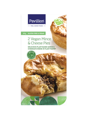 Pavillion Gluten Free Vegan Mince & Cheese Pies 360g (cold)