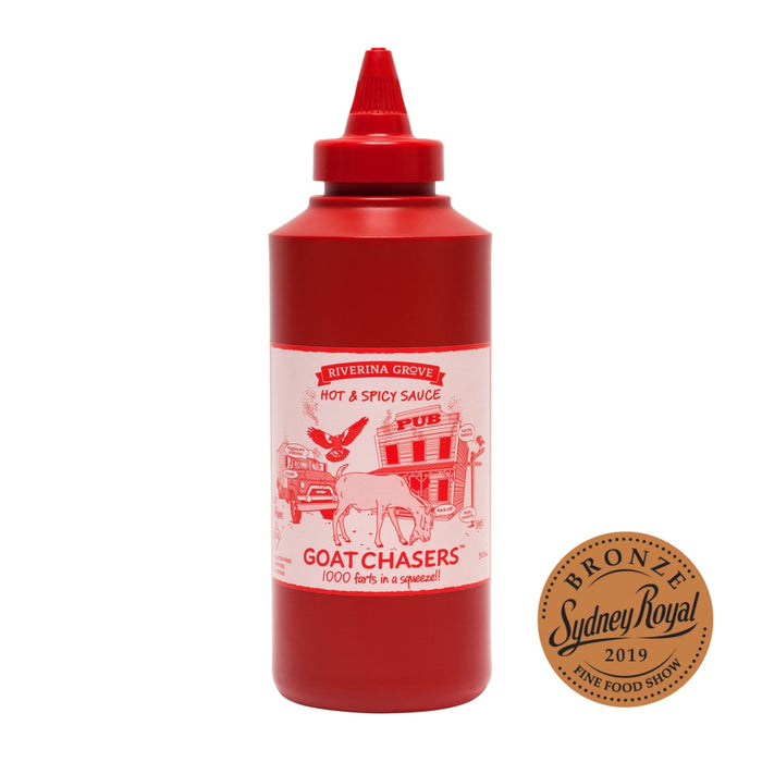 Bum Hummers - Goat Chasers Hot & Spicy Sauce 500ml