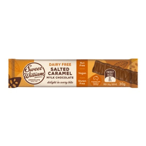 Sweet William Salted Caramel Chocolate Bar 30g (cold)