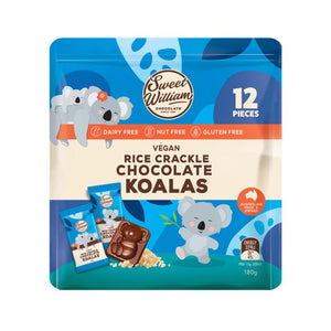 Sweet William Rice Crackle Chocolate Koala Sharepack 12 pack 180g (cold)