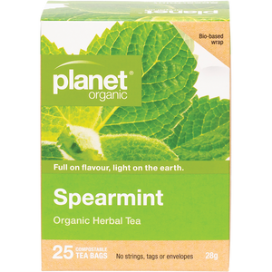 Planet Organic Spearmint Herbal Tea 25pk