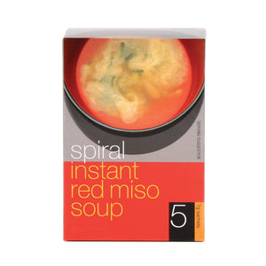 Spiral Foods Soup - Instant Miso Soup Red (5pk x 7g)