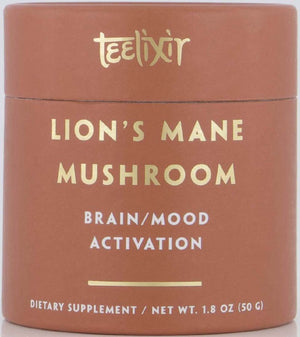 Teelixir Organic Lions Mane Mushroom Powder 50g