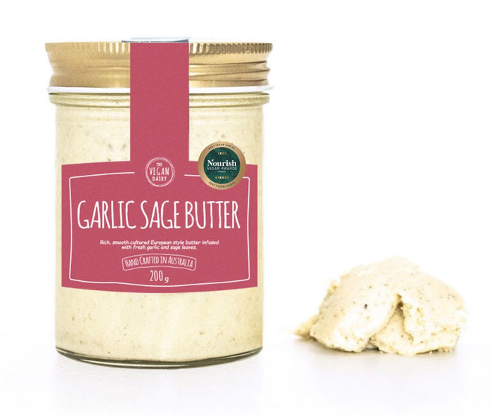 The Vegan Dairy Garlic & Sage Butter 200g (cold)