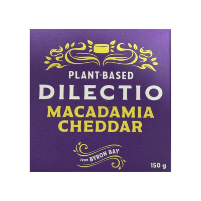 Dilectio Vegan Macadamia Cheddar 150g (cold)