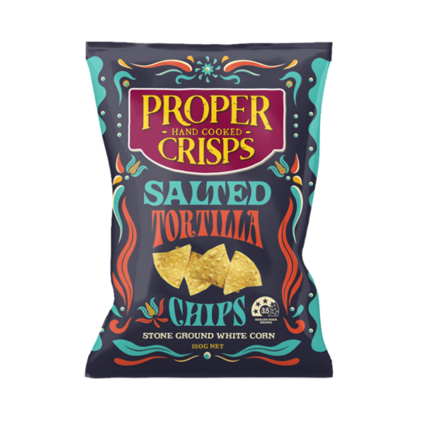 Proper Tortilla Chips Salted 150g
