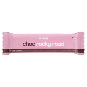 Switch Nutrition Plant Protein Bar Choc Rocky Road 60g (cold)