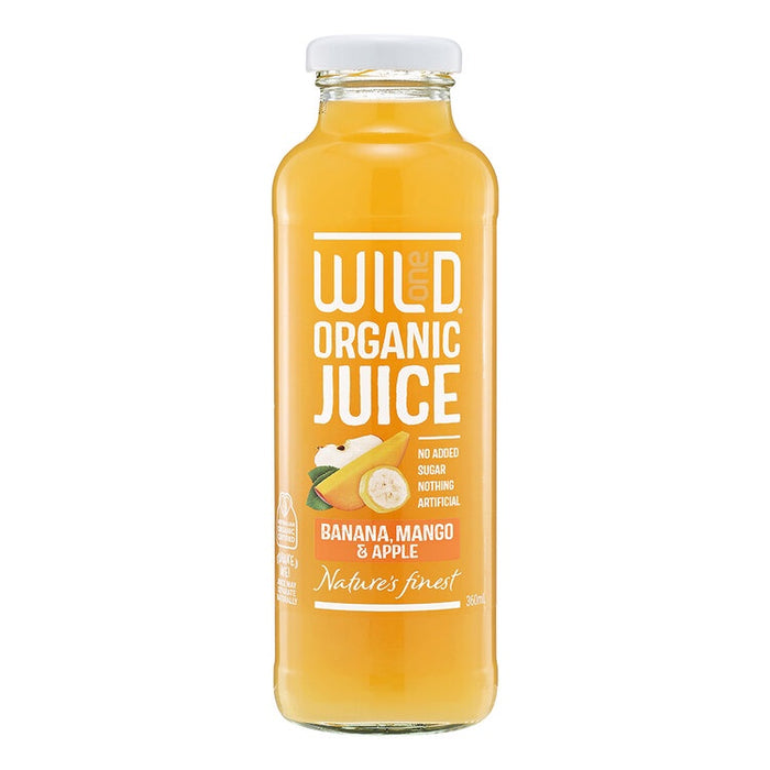 Wild One Organic Juice Banana, Mango & Apple 360ml