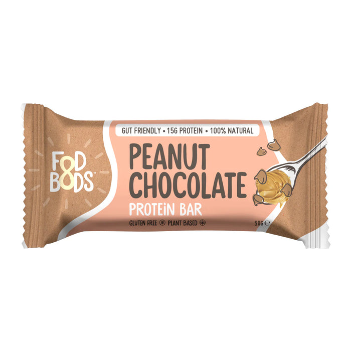 FodBods Protein Bar - Peanut Choc 50g