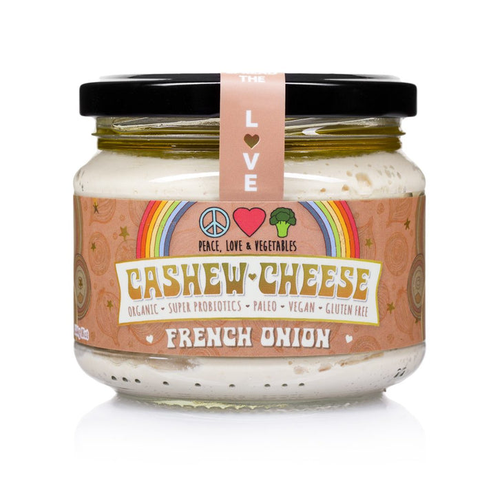 Peace Love & Vegetables Cashew Cream Cheese - French Onion 280g (cold)