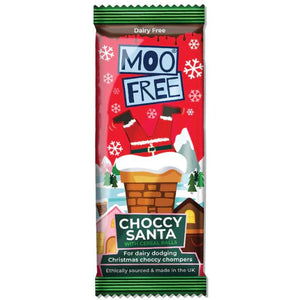 Moo Free Choccy Santa Bar with Cereal Ball 30g (cold)