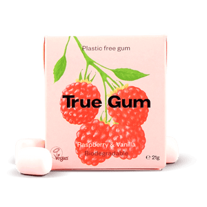 True Gum - Raspberry & Vanilla Flavour 21g