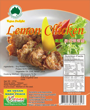 A&T Thai Lemon Chicken 600g (cold)